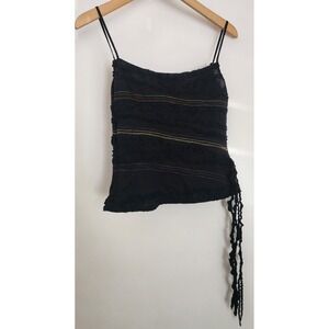 Zara Basic Women's Camisole Tank Top Size M Black Sleeveless
